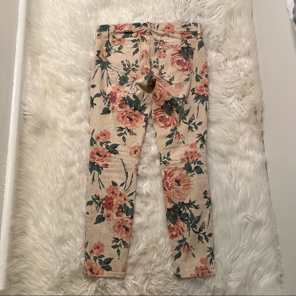 Current/ Elliott The Stiletto Jean in Haystack Floral - Picture 7 of 11